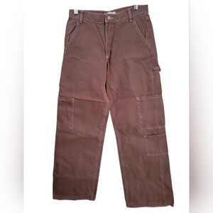 EUC Zara Brown Cargo Pants SZ 4